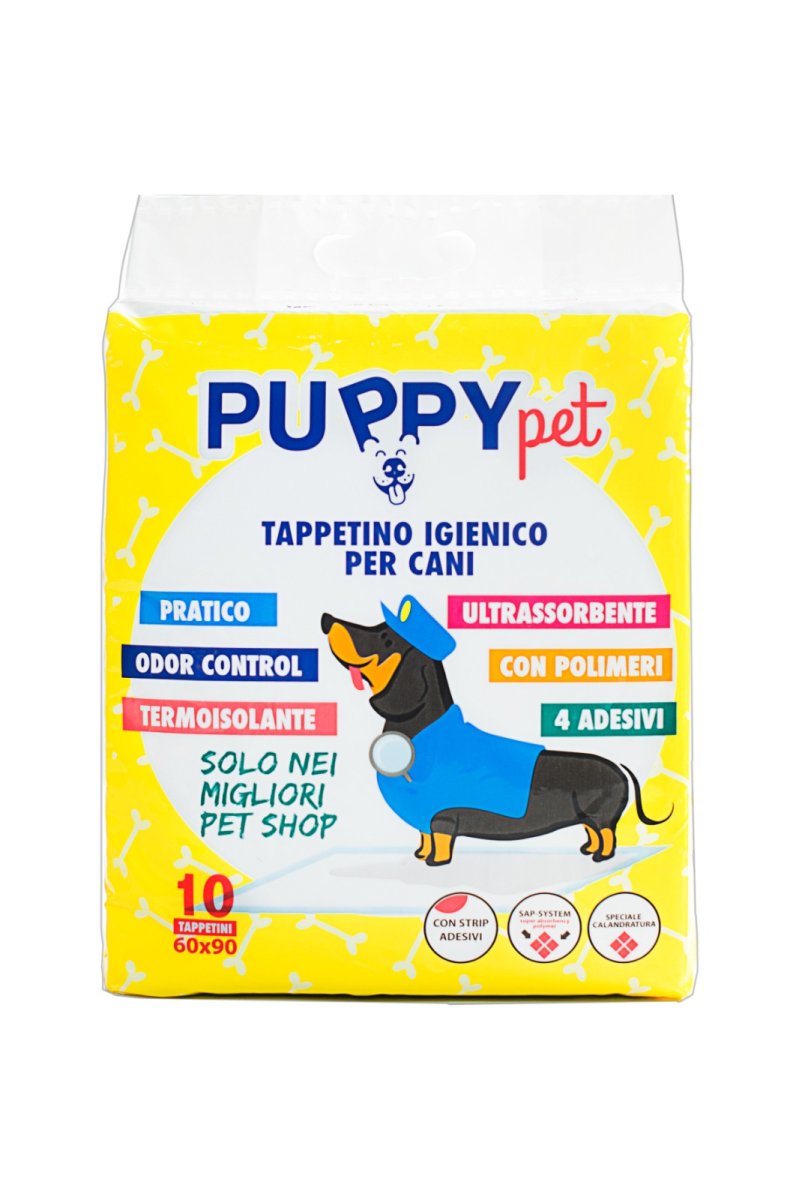 PUPPY PET TAPPETINO PER ANIMALI F.TO 60×90
CONF. DA 10 PZ