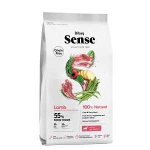 Dibaq Sense – Crocchette Cani grain free Agnello. 12kg