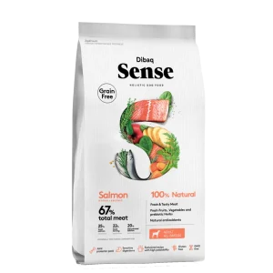 Dibaq Sense – Crocchette Cani grain free Salmone. 12kg