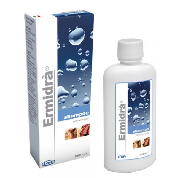 ICF Ermidrà Shampoo Idratante Anti Secchezza per Cane e Gatto 250 ml