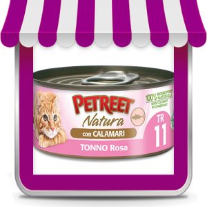 Petreet Natura Tonno Rosa con Calamari