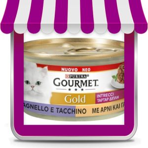 Purina Gourmet Gold Mousse 7+ Anni con Pesce dell’Oceano