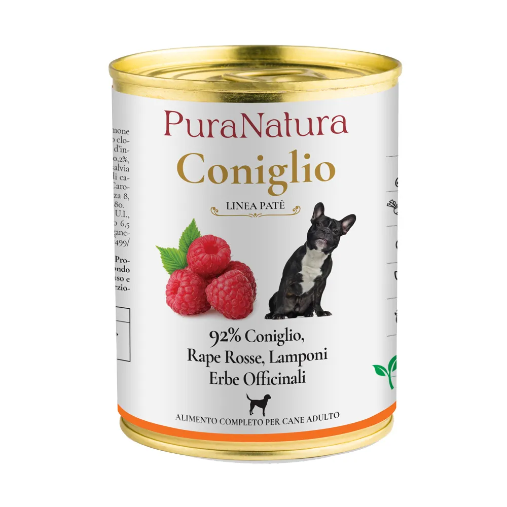 Pura Natura – Coniglio Rape Rosse. 400gr