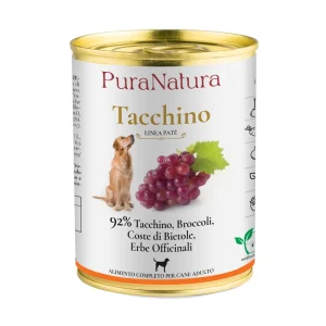 Pura Natura – Tacchino Broccoli. 400gr