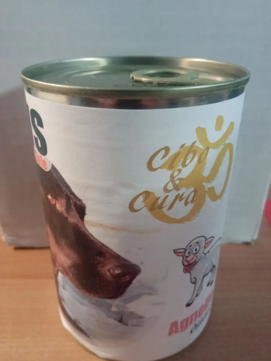 Mangus del Sole – Ragù di Agnello senza cereali umido per cani 800gr