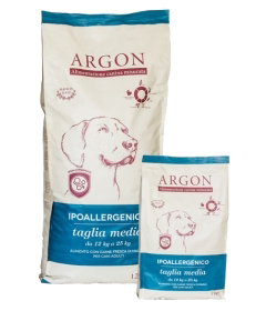 Argon – Crocchette Cane Adulto Ipoallergenico Suino Taglia Media 12kg