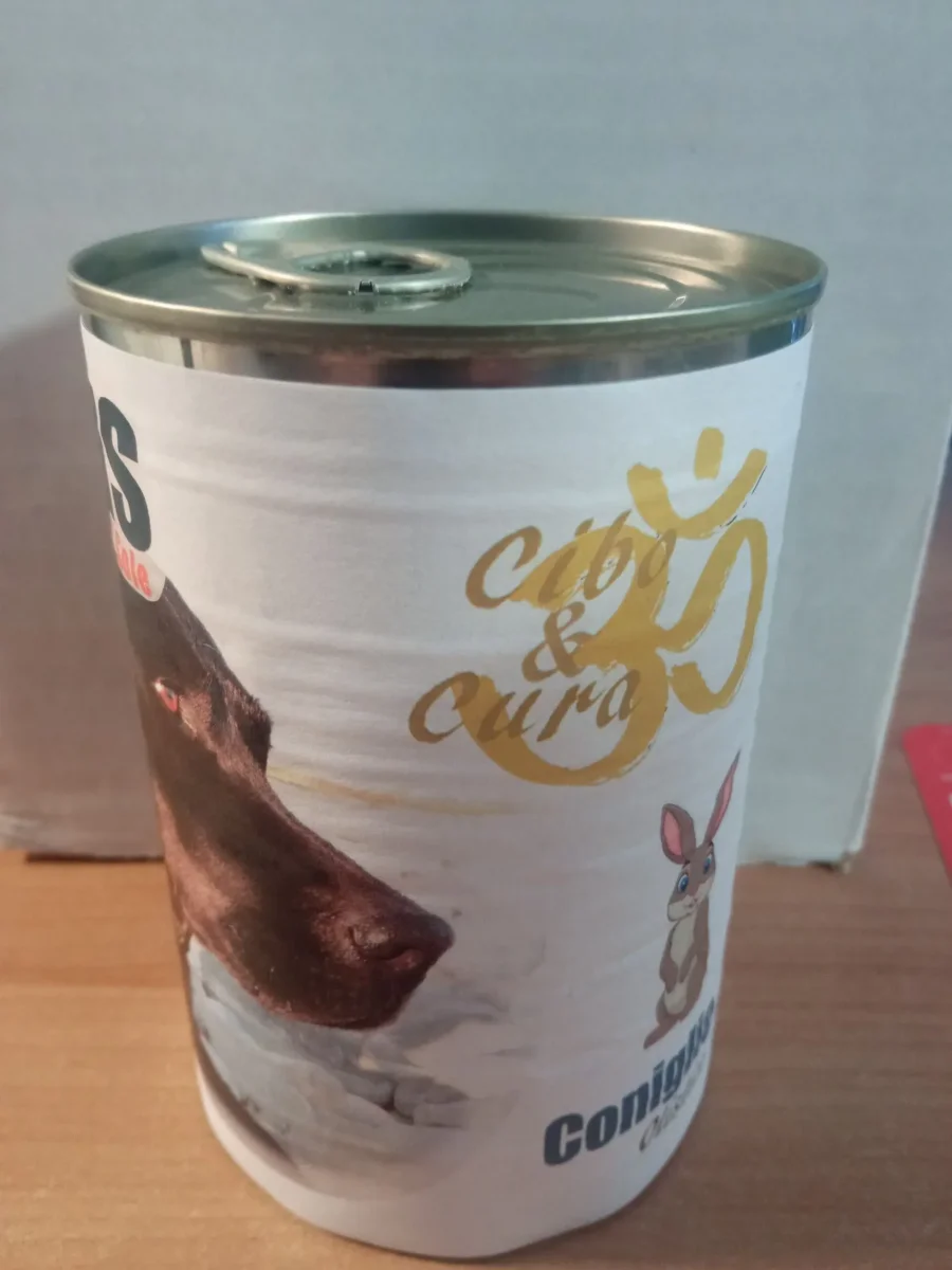 Mangus del Sole – Ragù di Coniglio senza cereali umido per cani 400gr