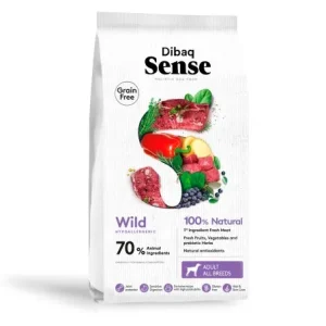 Dibaq Sense – Crocchette Cani grain free Cervo e Cinghiale. 10kg