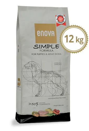 Enova – Crocchette Cane Simple Dog per tutti. 12kg