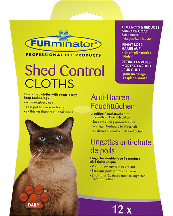 FURminator – Panno Cattura Peli Gatto. Shed Control 12 pezzi - immagine 2